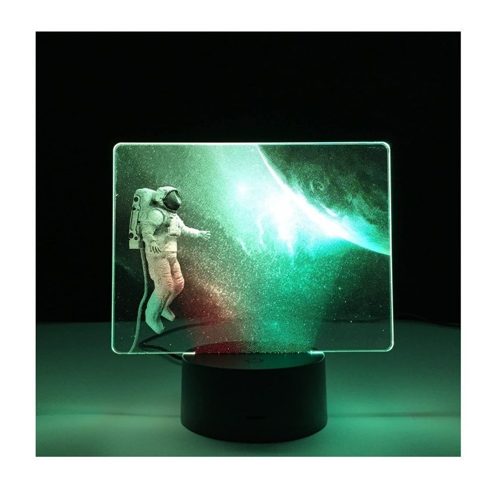 Colorful Sci-Fi Outspace Astronaut Two Tone LED Light for Child Birthday